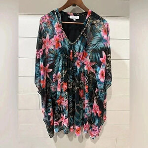 Jennifer Lopez Embellished Caftan Dress- small